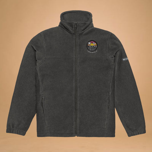 Embroidered Columbia Fleece Jacket - Unisex Comfort for Outdoor Adventures